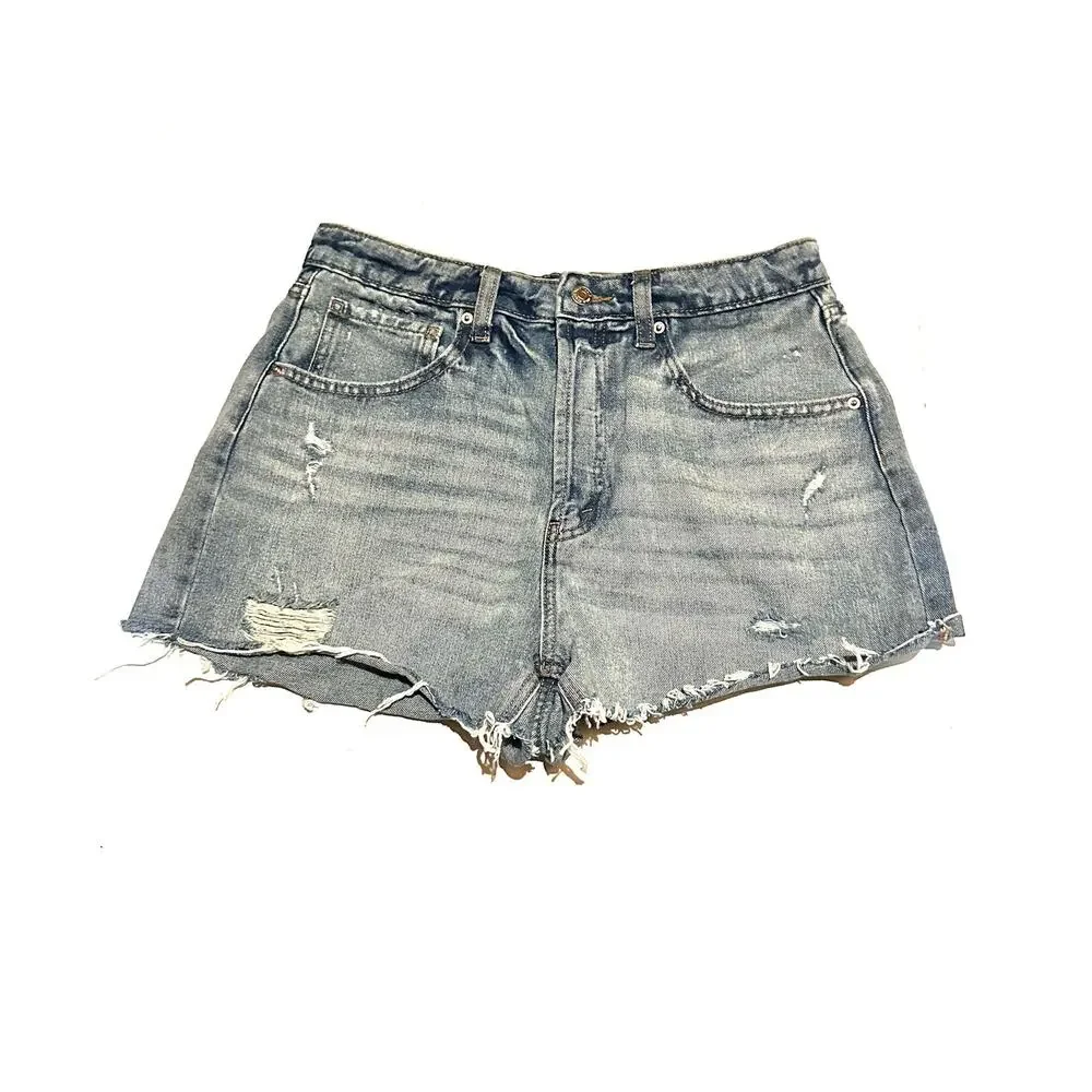 Wild Fable Cut-Off Denim Light Wash Jean Shorts Women's 8